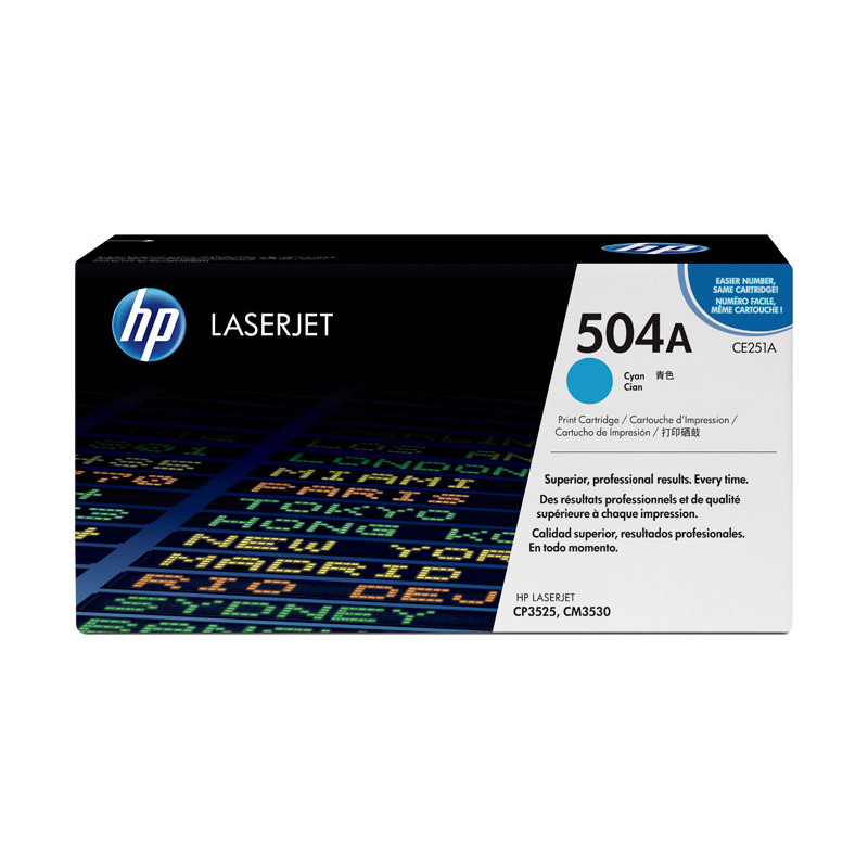 CARTUCHO DE TÓNER ORIGINAL LASERJET HP 504A CARTUCHO DE TÓNER ORIGINAL LASERJET HP 504A