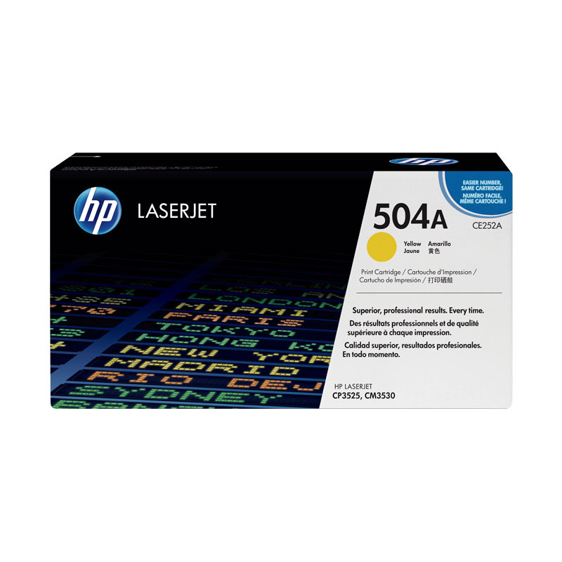 CARTUCHO DE TÓNER ORIGINAL LASERJET HP 504A CARTUCHO DE TÓNER ORIGINAL LASERJET HP 504A