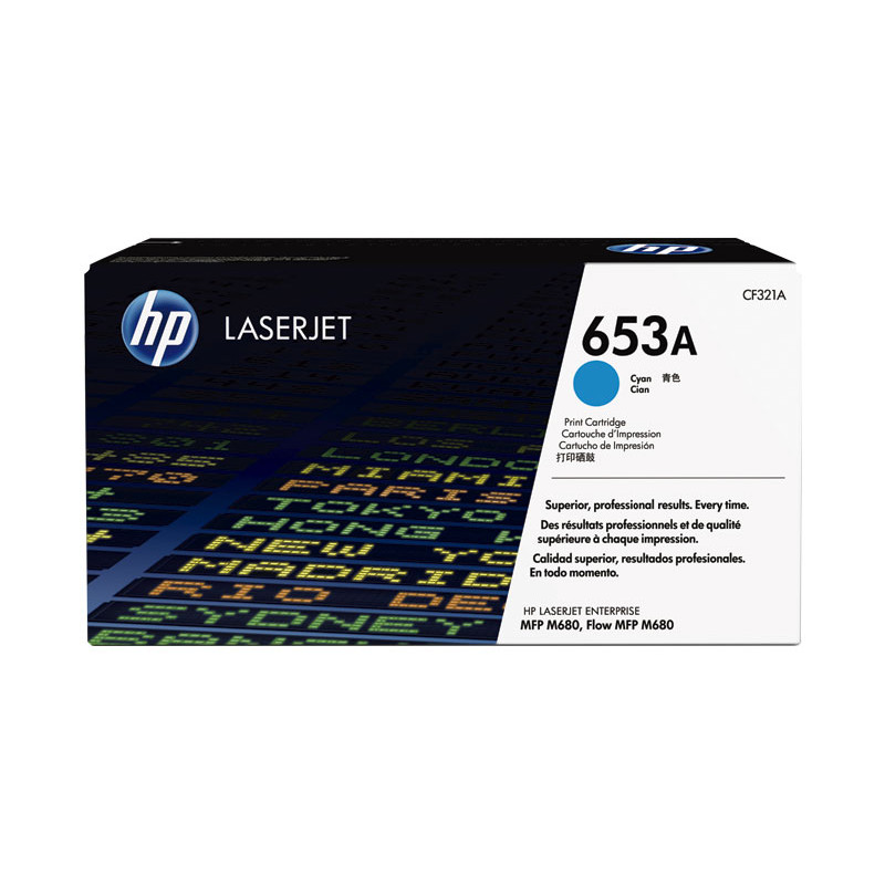 CARTUCHO DE TÓNER ORIGINAL LASERJET HP 653A