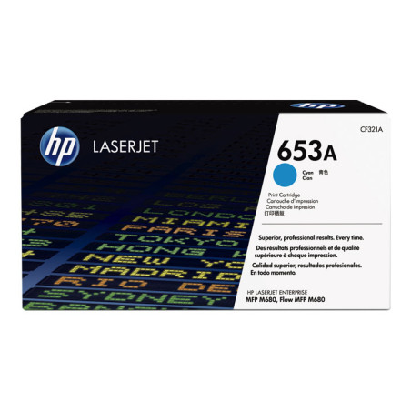 CARTUCHO DE TÓNER ORIGINAL LASERJET HP 653A