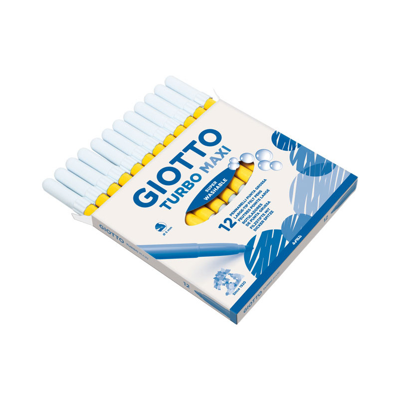 CAJA 12 ROTULADORES GIOTTO TURBO MAXI CAJA 12 ROTULADORES GIOTTO TURBO MAXI