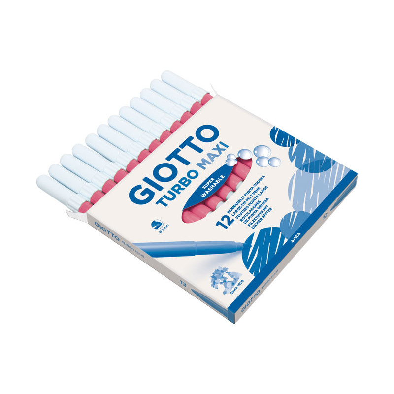 CAJA 12 ROTULADORES GIOTTO TURBO MAXI CAJA 12 ROTULADORES GIOTTO TURBO MAXI