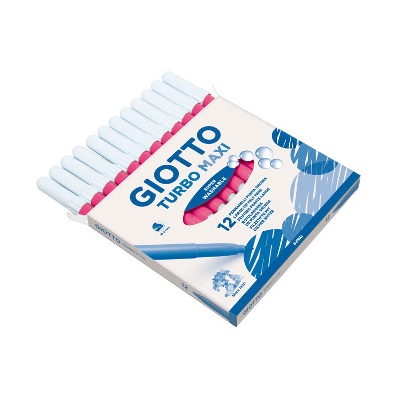 CAJA 12 ROTULADORES GIOTTO TURBO MAXI CAJA 12 ROTULADORES GIOTTO TURBO MAXI