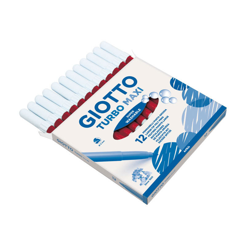 CAJA 12 ROTULADORES GIOTTO TURBO MAXI CAJA 12 ROTULADORES GIOTTO TURBO MAXI