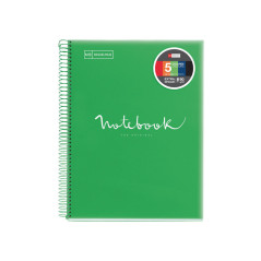 CUADERNO MIQUEL RIUS NOTEBOOK 5 "EMOTIONS" 120h A4 HORIZONTAL INTENSOS