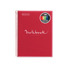 CUADERNO MIQUEL RIUS NOTEBOOK 5 "EMOTIONS" 120h A4 HORIZONTAL INTENSOS