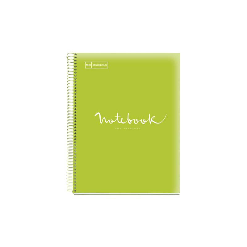 CUADERNO MIQUEL RIUS NOTEBOOK 5 "EMOTIONS" 120h A4 HORIZONTAL INTENSOS