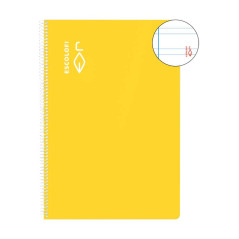 CUADERNO ESPIRAL 100h ESCOLOFI Fº PAUTA 3,5 CON MARGEN