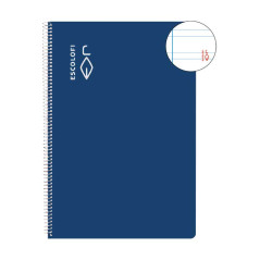 CUADERNO ESPIRAL 100h ESCOLOFI Fº PAUTA 3,5 CON MARGEN