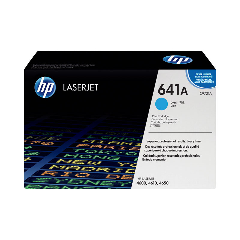 CARTUCHO DE TÓNER ORIGINAL LASERJET HP 641A CARTUCHO DE TÓNER ORIGINAL LASERJET HP 641A