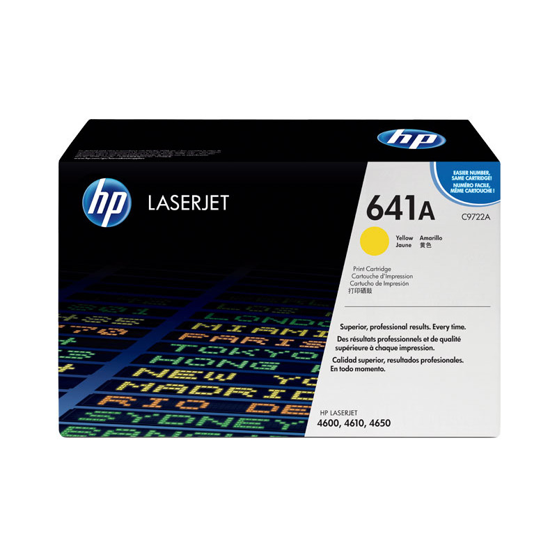 CARTUCHO DE TÓNER ORIGINAL LASERJET HP 641A CARTUCHO DE TÓNER ORIGINAL LASERJET HP 641A