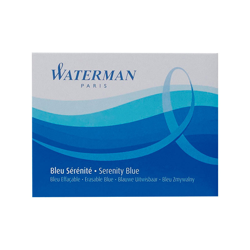 CAJA 8 RECAMBIOS WATERMAN TINTA ESTANDAR CAJA 8 RECAMBIOS WATERMAN TINTA ESTANDAR