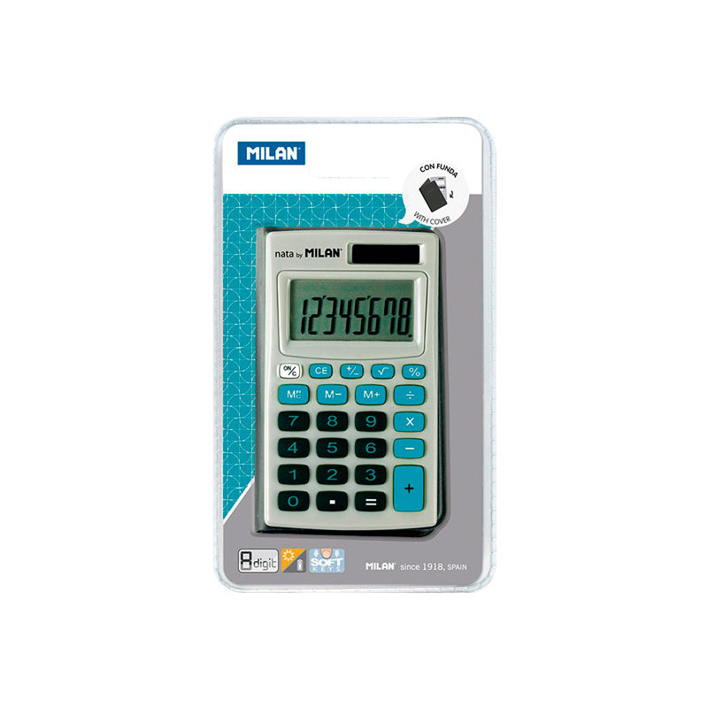 CALCULADORA MILAN CON FUNDA