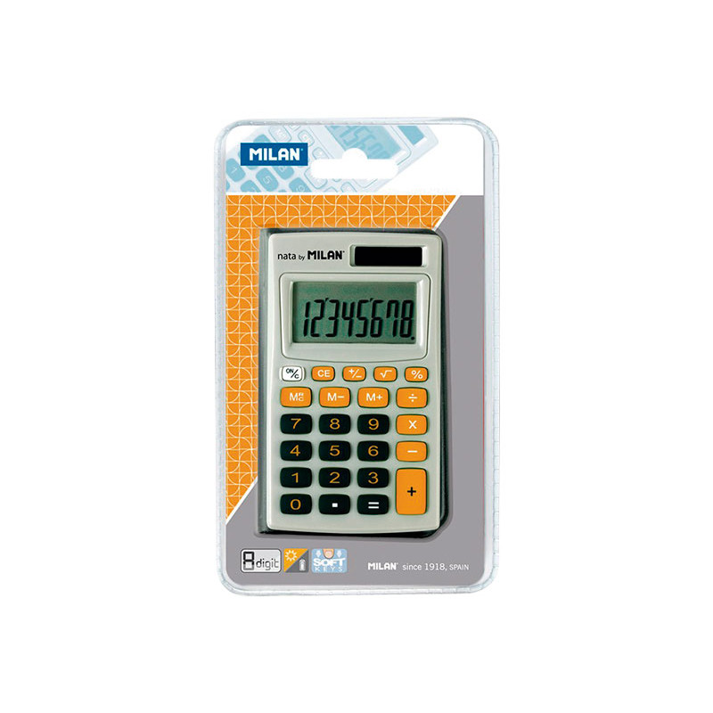 CALCULADORA MILAN CON FUNDA CALCULADORA MILAN CON FUNDA