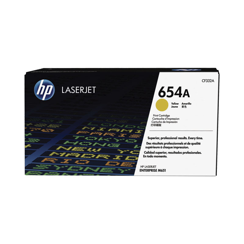 CARTUCHO DE TÓNER ORIGINAL LASERJET HP 654A