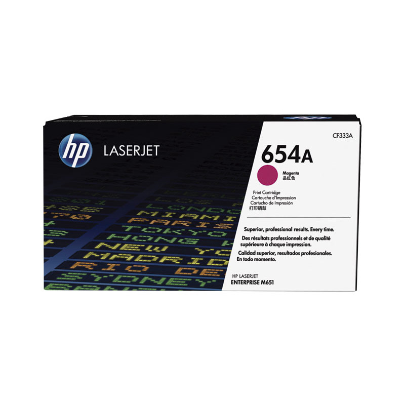 CARTUCHO DE TÓNER ORIGINAL LASERJET HP 654A CARTUCHO DE TÓNER ORIGINAL LASERJET HP 654A