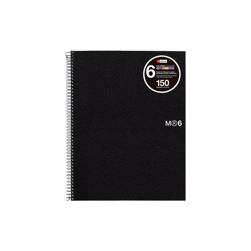 CUADERNO ESPIRAL MIQUEL RIUS NOTEBOOK 6 A4 BASIC