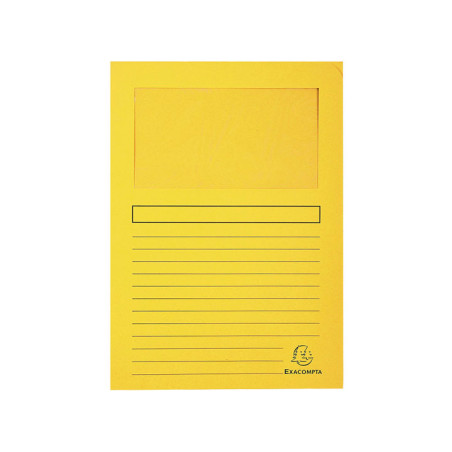 PACK 25 SUBCARPETAS EXACOMPTA FOREVER CON VENTANA