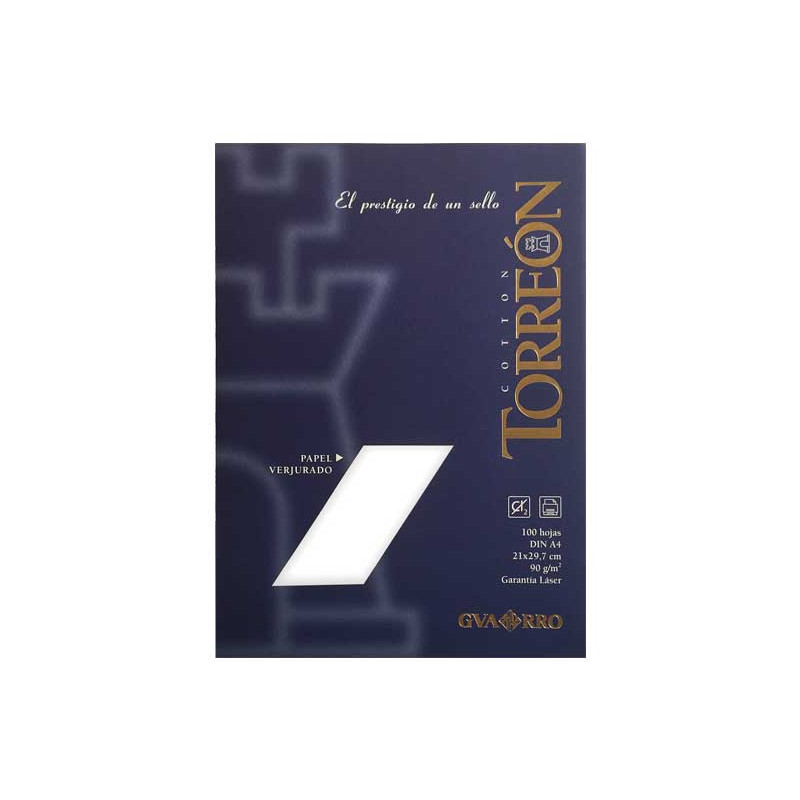 PAQUETE 100h PAPEL VERJURADO CANSON TORREÓN A4 90gr PAQUETE 100h PAPEL VERJURADO CANSON TORREÓN A4 90gr