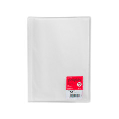 CARPETA GRAFOPLÁS CON 50 FUNDAS POLIPLÁS COLOR TRANSLÚCIDO