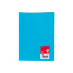 CARPETA GRAFOPLÁS CON 50 FUNDAS POLIPLÁS COLOR TRANSLÚCIDO