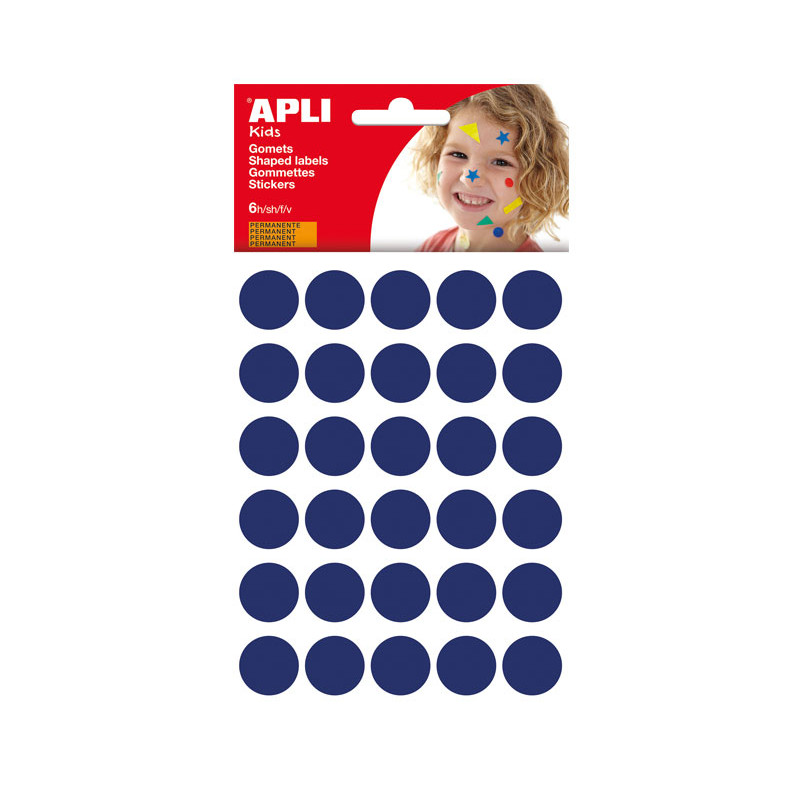 BLÍSTER 6h GOMETS APLI CÍRCULOS ø 20mm BLÍSTER 6h GOMETS APLI CÍRCULOS ø 20mm