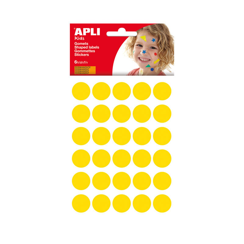 BLÍSTER 6h GOMETS APLI CÍRCULOS ø 20mm BLÍSTER 6h GOMETS APLI CÍRCULOS ø 20mm