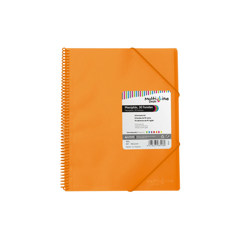 CARPETA GRAFOPLÁS CON 30 FUNDAS MAXIPLÁS PP MULTILINE CARPETA GRAFOPLÁS CON 30 FUNDAS MAXIPLÁS PP MULTILINE