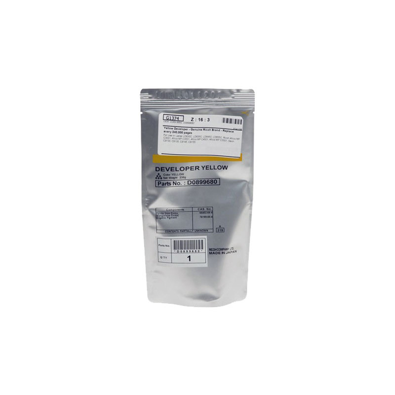 REVELADOR ORIGINAL RICOH MP C3001 REVELADOR ORIGINAL RICOH MP C3001