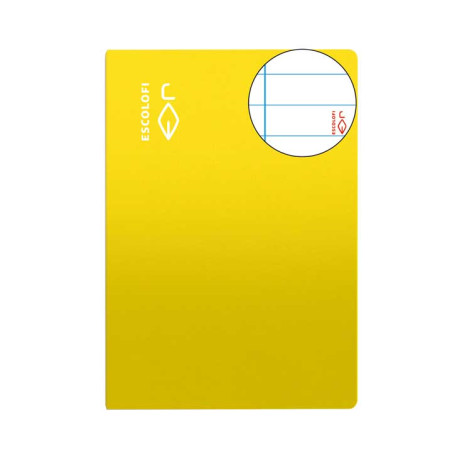 LIBRETA GRAPADA 50h ESCOLOFI A4 HORIZONTAL CON MARGEN