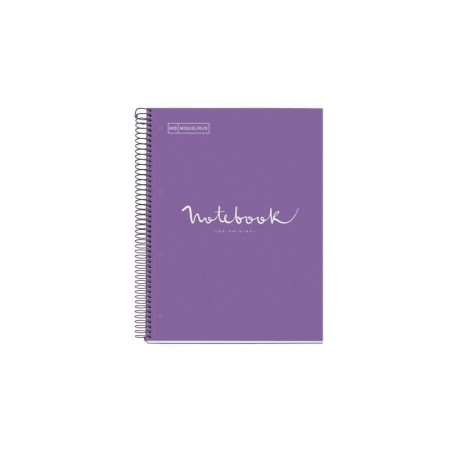 CUADERNO MIQUEL RIUS NOTEBOOK 1 ESPIRAL "EMOTIONS" 80h A4 5x5 INTENSOS