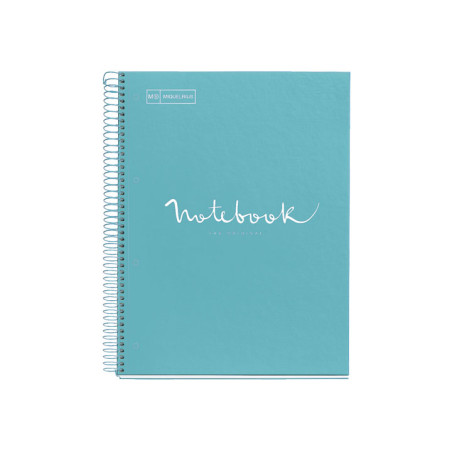 CUADERNO MIQUEL RIUS NOTEBOOK 1 ESPIRAL "EMOTIONS" 80h A4 5x5 PASTEL