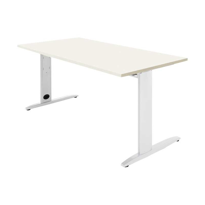 MESA OPERATIVA CARVING 180x80cm ESTRUCTURA METÁLICA BLANCA MESA OPERATIVA CARVING 180x80cm ESTRUCTURA METÁLICA BLANCA