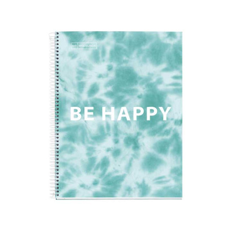 CUADERNO MIQUEL RIUS NOTEBOOK 4 "TIE DYE" CARTÓN 120h A4