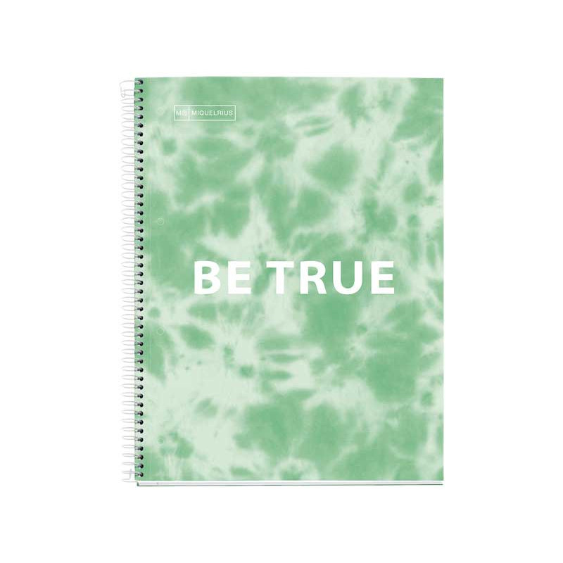 CUADERNO MIQUEL RIUS NOTEBOOK 4 "TIE DYE" CARTÓN 120h A4