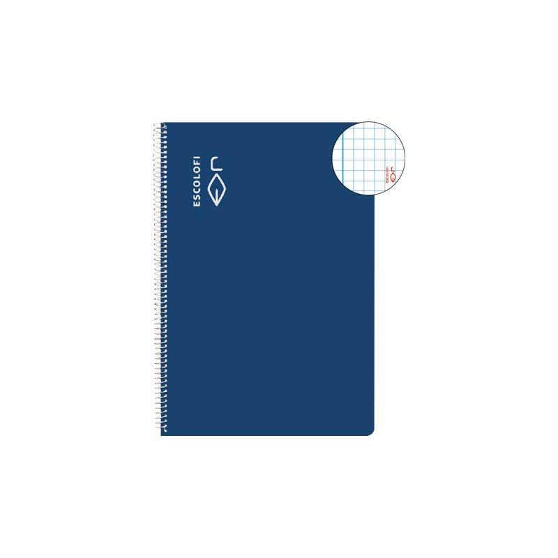 CUADERNO ESPIRAL 50h ESCOLOFI 4º 4x4 CON MARGEN