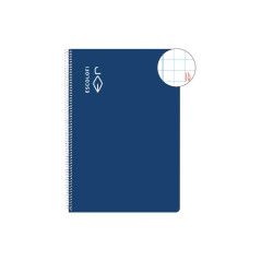 CUADERNO ESPIRAL 50h ESCOLOFI 4º 8x8 CON MARGEN