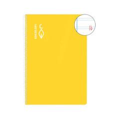 CUADERNO ESPIRAL 100h ESCOLOFI Fº PAUTA 2,5 CON MARGEN