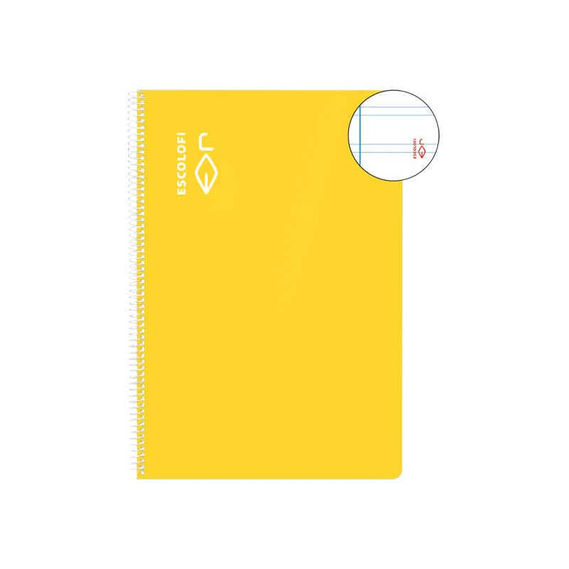 CUADERNO ESPIRAL 100h ESCOLOFI Fº PAUTA 2,5 CON MARGEN CUADERNO ESPIRAL 100h ESCOLOFI Fº PAUTA 2,5 CON MARGEN