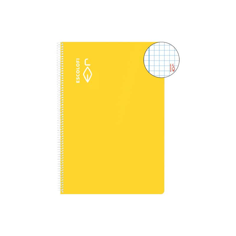CUADERNO ESPIRAL 80h ESCOLOFI A4 4x4 CON MARGEN CUADERNO ESPIRAL 80h ESCOLOFI A4 4x4 CON MARGEN