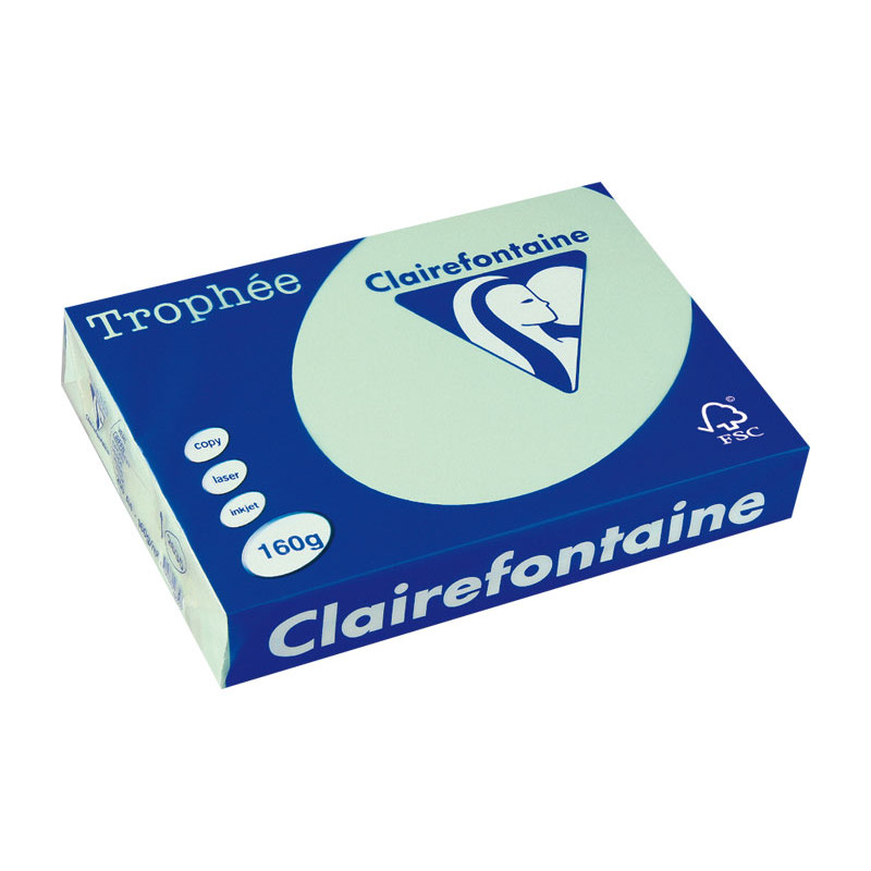 PAQUETE 250h PAPEL TROPHÉE CLAIREFONTAINE 160gr A4 PASTEL PAQUETE 250h PAPEL TROPHÉE CLAIREFONTAINE 160gr A4 PASTEL