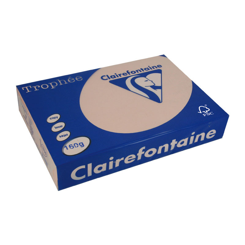 PAQUETE 250h PAPEL TROPHÉE CLAIREFONTAINE 160gr A4 PASTEL PAQUETE 250h PAPEL TROPHÉE CLAIREFONTAINE 160gr A4 PASTEL