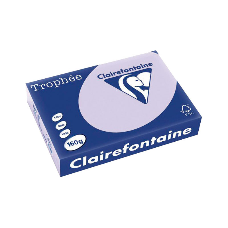 PAQUETE 250h PAPEL TROPHÉE CLAIREFONTAINE 160gr A4 PASTEL PAQUETE 250h PAPEL TROPHÉE CLAIREFONTAINE 160gr A4 PASTEL
