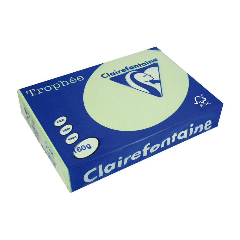 PAQUETE 250h PAPEL TROPHÉE CLAIREFONTAINE 160gr A4 PASTEL PAQUETE 250h PAPEL TROPHÉE CLAIREFONTAINE 160gr A4 PASTEL