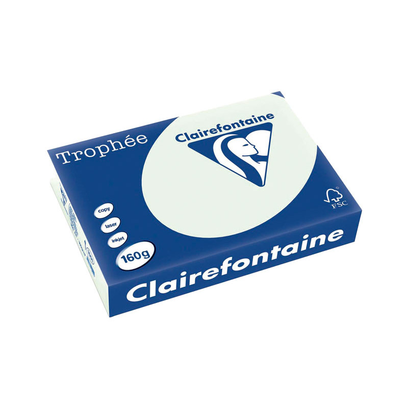 PAQUETE 250h PAPEL TROPHÉE CLAIREFONTAINE 160gr A4 PASTEL PAQUETE 250h PAPEL TROPHÉE CLAIREFONTAINE 160gr A4 PASTEL