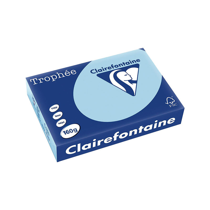 PAQUETE 250h PAPEL TROPHÉE CLAIREFONTAINE 160gr A4 PASTEL PAQUETE 250h PAPEL TROPHÉE CLAIREFONTAINE 160gr A4 PASTEL