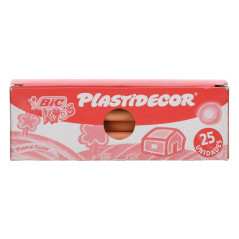 CAJA 25 LÁPICES DE CERA BIC KIDS PLASTIDECOR