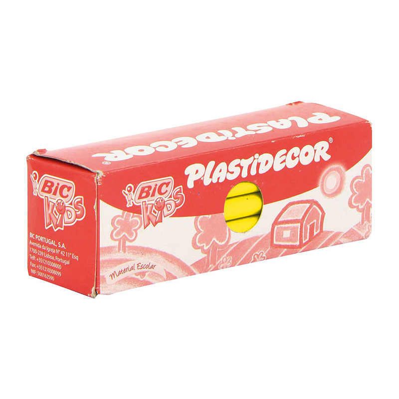 CAJA 25 LÁPICES DE CERA BIC KIDS PLASTIDECOR