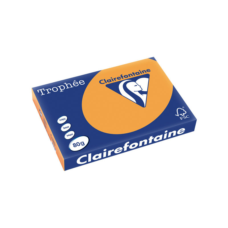 PAQUETE 500h PAPEL TROPHÉE CLAIREFONTAINE A3 PASTEL PAQUETE 500h PAPEL TROPHÉE CLAIREFONTAINE A3 PASTEL