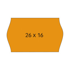 PACK 6 ROLLOS APLI PARA ETIQUETADORA 26x16mm SINUSOIDAL REMOVIBLE